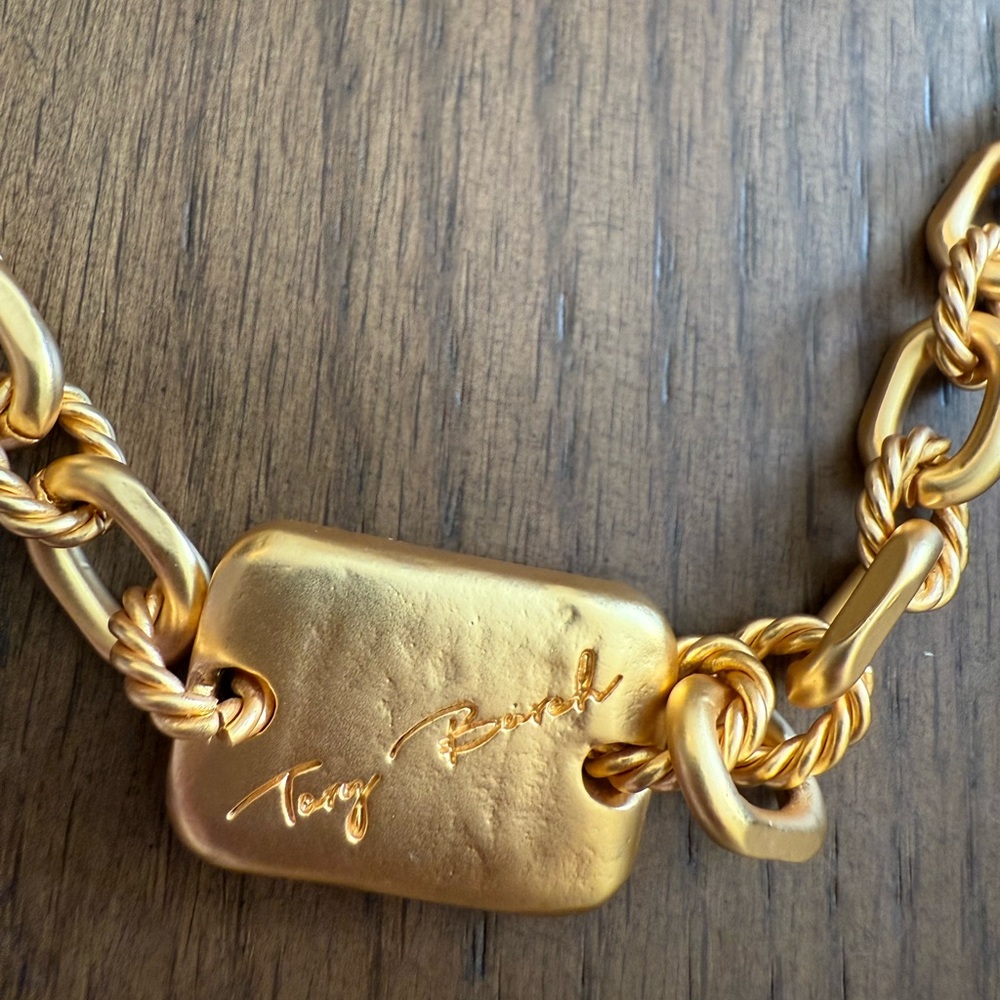 Tory Burch Signature Gold Necklace